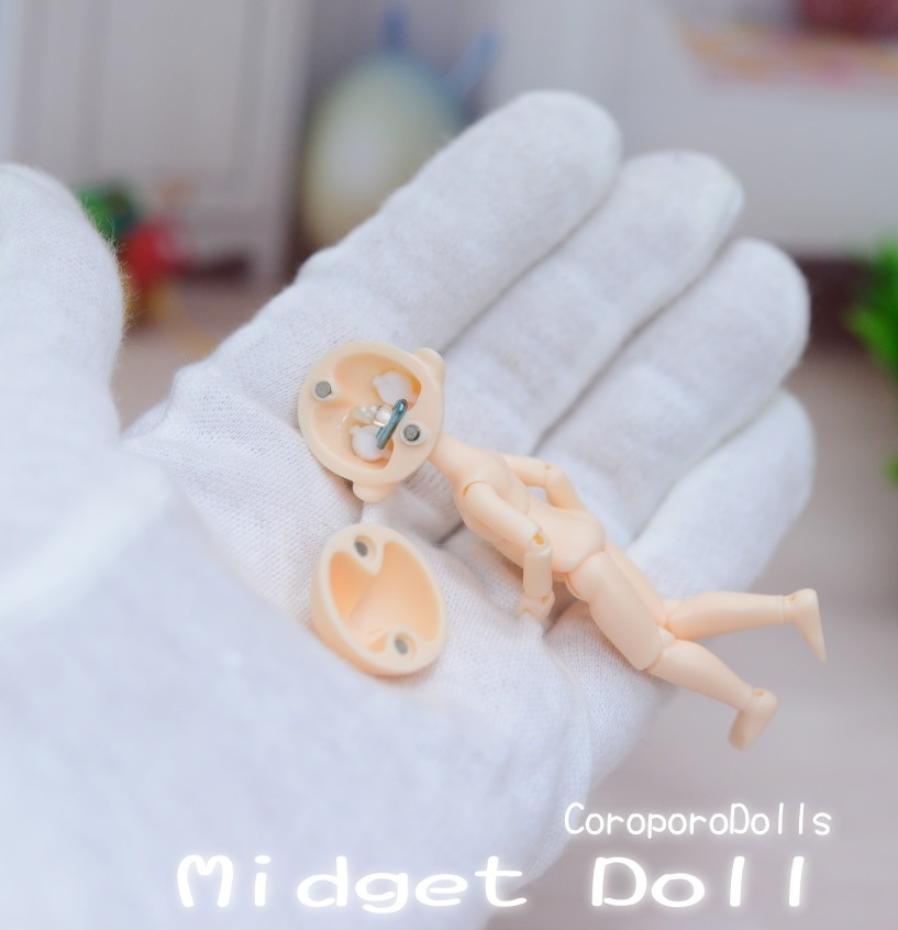 お迎え頂きました　　　ミゼットドール☆Midget Doll　 カスタムドール　No.5 /レジン製　 CoroporoDolls製　