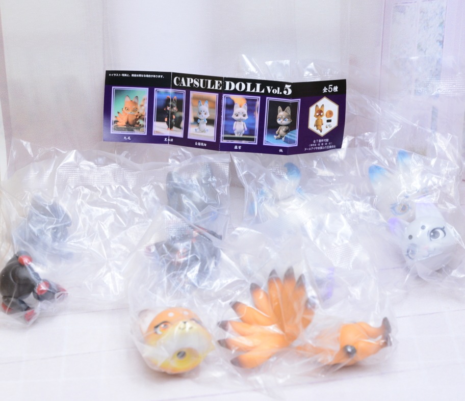 ●送料込●　CAPSULE DOLL VOL.5 ＜和狐F＞ 全5種コンプリートセット　カプセル無し／エイチエムエー【2025年10月発売品】