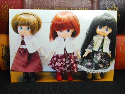 【ハンドメイド/まるしぇらぱん】　ベスト付きワンピースセット　ボルドー千鳥　【7】（ペチパンツ・靴下付）　オビツ11ｃｍサイズ