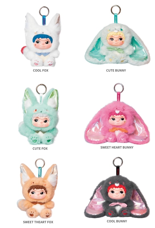 ワクク（WAKUKU）FOX & BUNNY トレーディングフィギュア /ブラインド