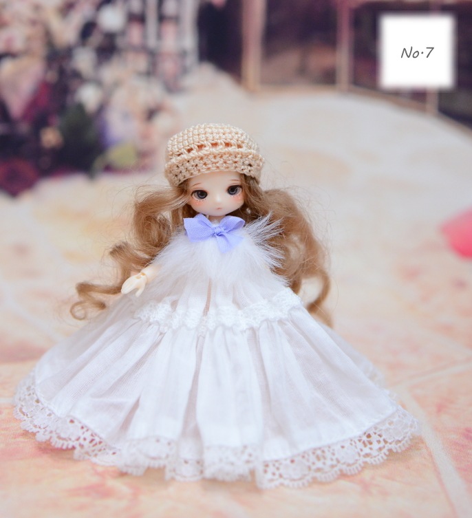 お迎え頂きました　　【ミゼットドール】　カスタムドール　No.7 （☆メイク:@okurido 様  ☆衣装：@7thdahlia 様）