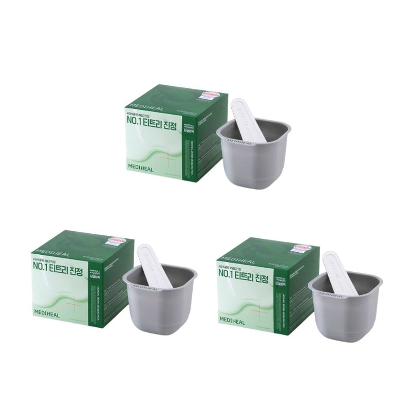 【直送品（買い合わせ不可）】[3個]MEDIHEAL(メディヒール) ダーマ モデリングパック ティーツリー カーミング　　