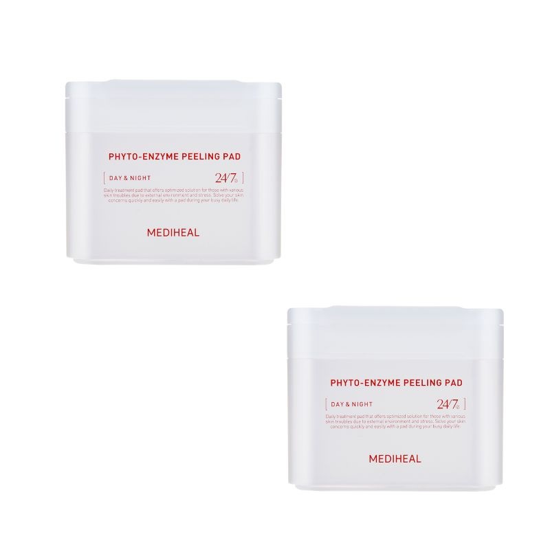 【直送品（買い合わせ不可）】[2個]MEDIHEAL(メディヒール) フィトエンザイム ピーリングパッド　90枚　