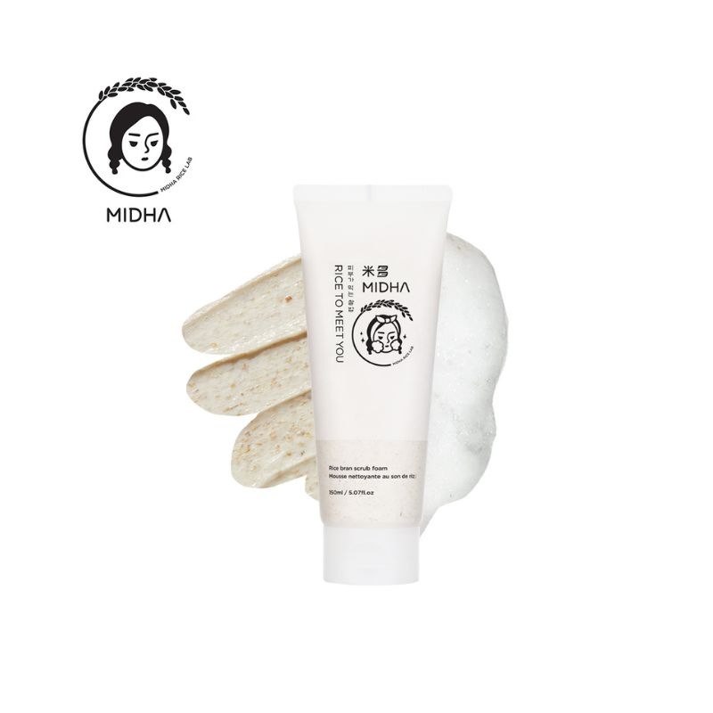 【直送品（買い合わせ不可）】[1個]MIDHA(ミダ) 米ぬかスクラブフォーム【使用期限】2027.06.13以降　150ml　