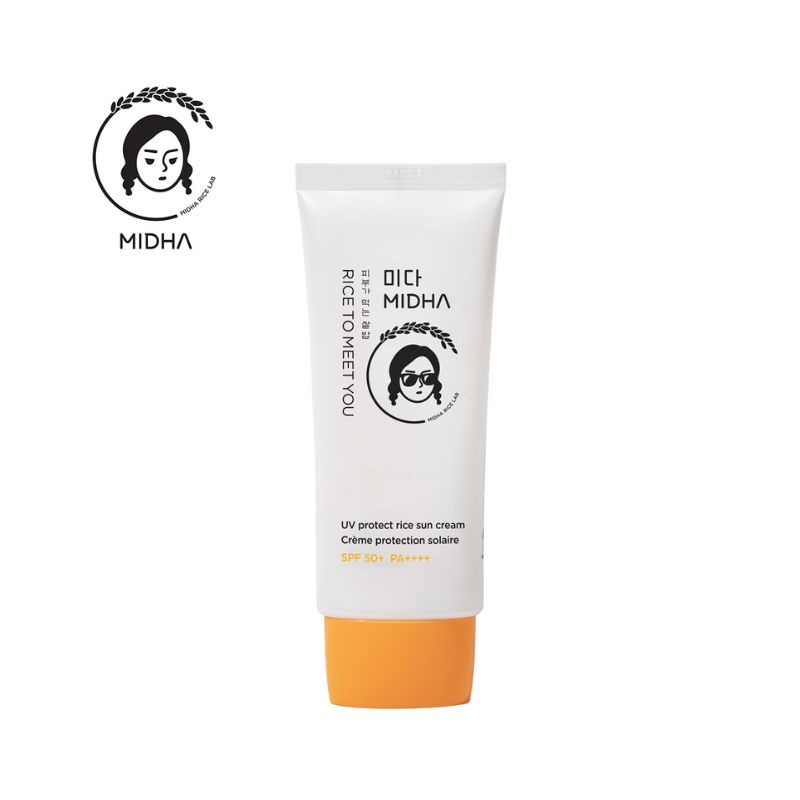 【直送品（買い合わせ不可）】[1個]MIDHA(ミダ) UVプロテクトライスサンクリーム【使用期限】2027.01.18以降　50ml　