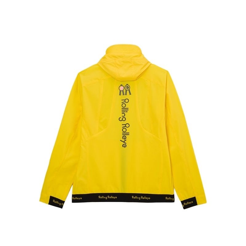 【直送品（買い合わせ不可）】Lサイズ ユニセックス Rolling Rolleye ロールロール マンゴー ウィンドブレーカー イエロー　　