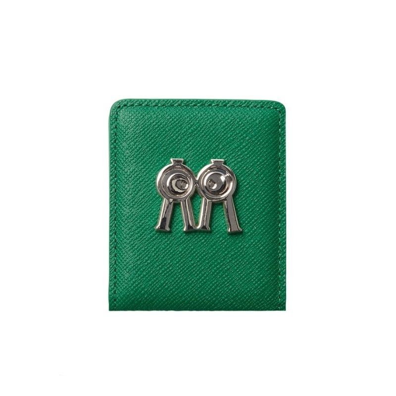 【直送品（買い合わせ不可）】Rolling Rolleye マイネーム ビッグロゴ マネークリップ グリーン　　