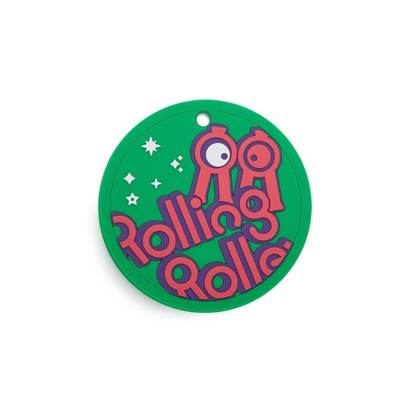 【直送品（買い合わせ不可）】Rolling Rolleye ロールロール ネームタグ&パッティングディスク グリーン　　