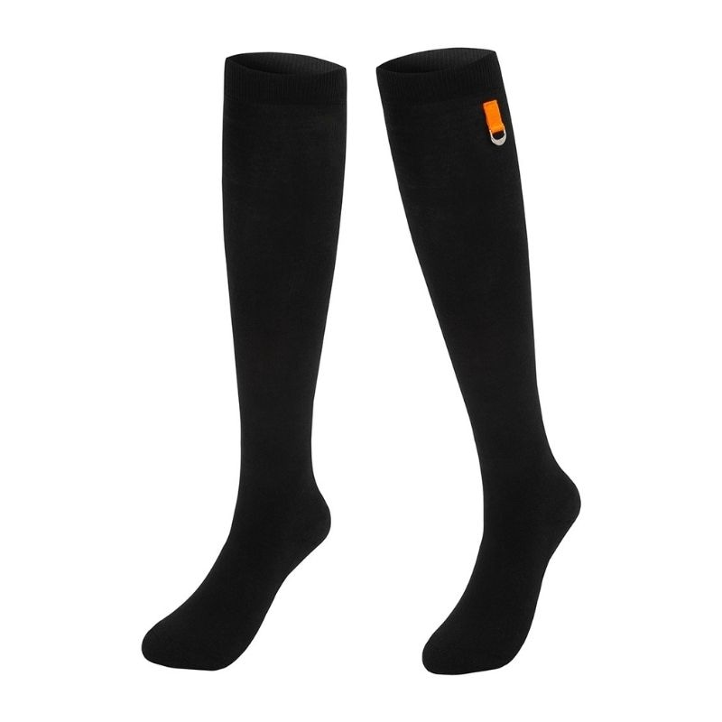 【直送品（買い合わせ不可）】Rolling Rolleye ニーソックス ブラックオレンジ　　