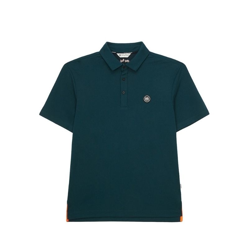 【直送品（買い合わせ不可）】Lサイズ ユニセックス Rolling Rolleye ロールロール PK カラーTシャツ 青緑　　