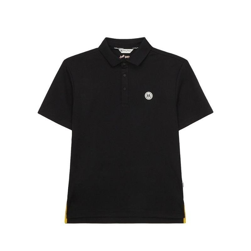 【直送品（買い合わせ不可）】Mサイズ ユニセックス Rolling Rolleye ロールロール PK カラーTシャツ ブラック　　