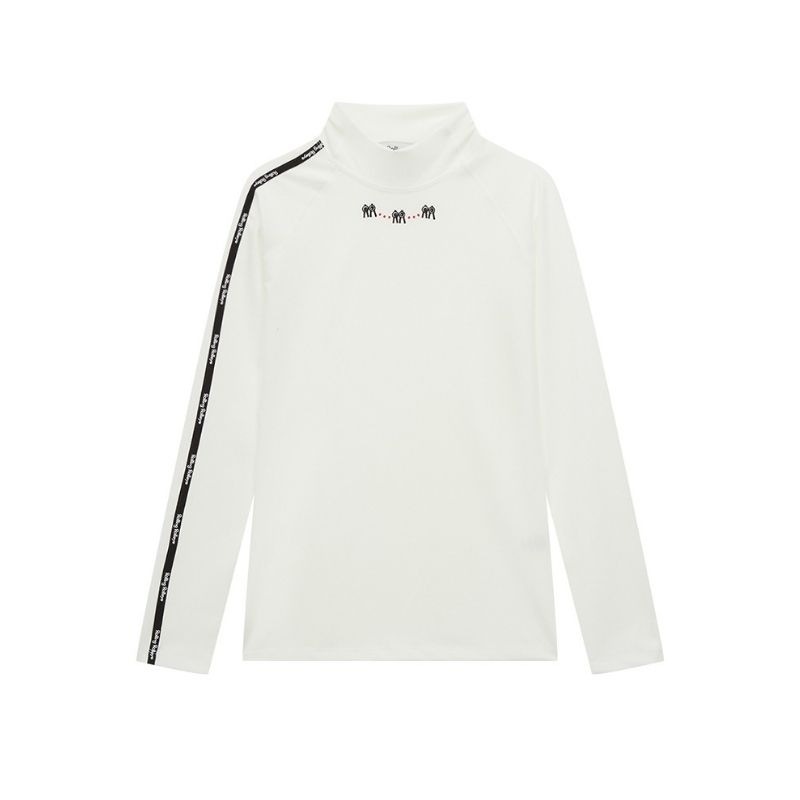 【直送品（買い合わせ不可）】Sサイズ レディース Rolling Rolleye ミニ ハーフネック ホワイト　　