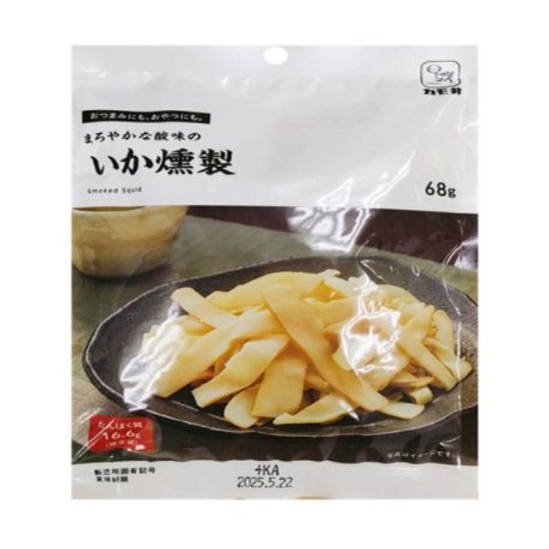 [5個]カモ井 いか燻製　68g　賞味期限2025.06.25【賞味期限間近】