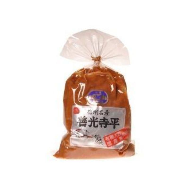 [1個]マルモ青木味噌醤油醸 善光寺平赤袋　1kg　賞味期限2025.09.05