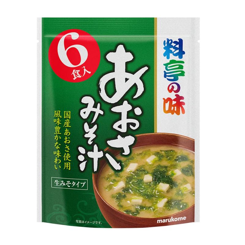 [7個]マルコメ 料亭の味 あおさみそ汁　6食　賞味期限2025.09.30