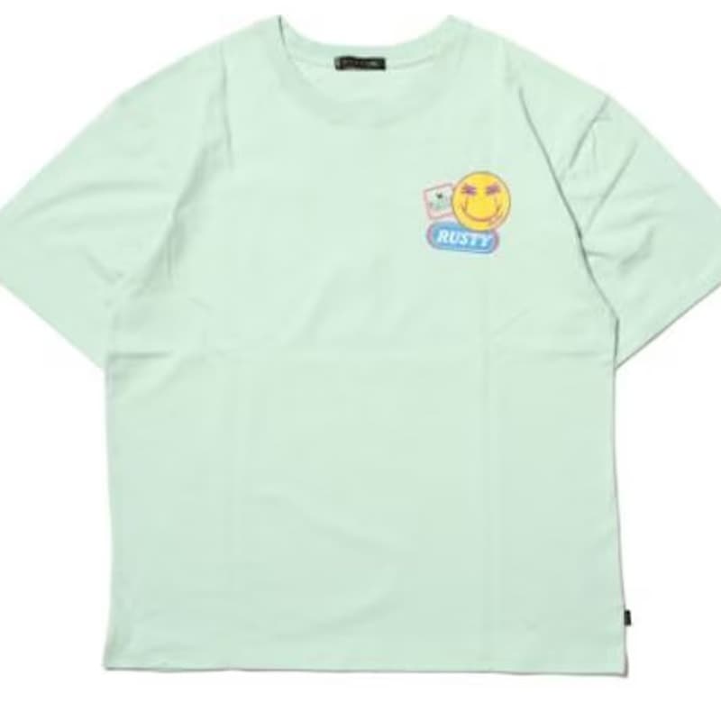 サイズ：XL　RUSTY レディース 半袖Tシャツ（MNT）　　