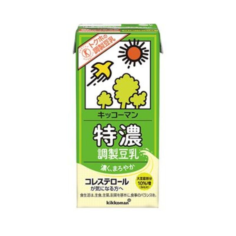 [6本]キッコーマン 特濃 調製豆乳　1L　賞味期限2025.08.20