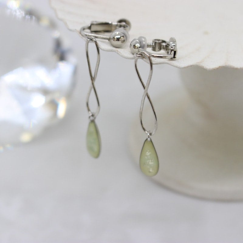 [1個]The Rule　Ice mobius earring　グレー　　