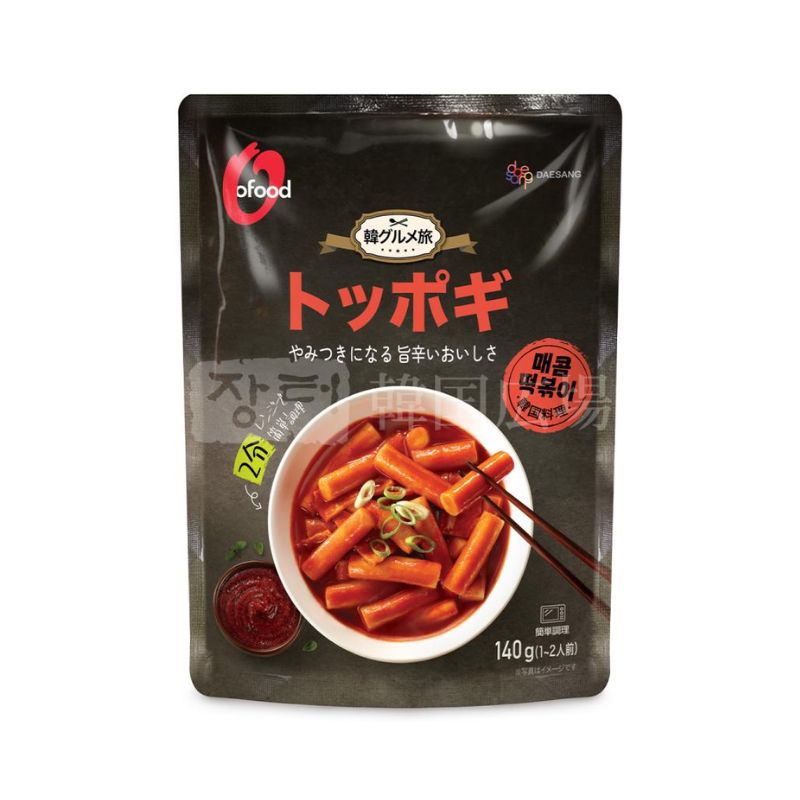 [5個]O'Food 韓グルメ旅 トッポギ　140g　賞味期限2026.05.04