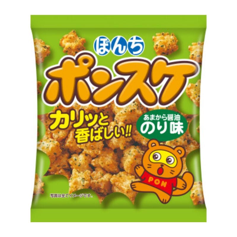 [5個]ぼんち ポンスケ あまから醤油のり味　70g　賞味期限2025.11.30【賞味期限間近】
