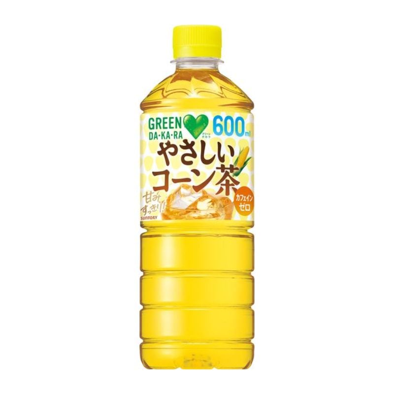 [24本]サントリー GREEN DA・KA・RA やさしいコーン茶　600ml　賞味期限2026.03.31
