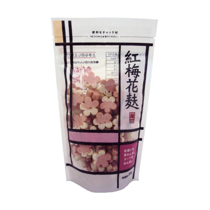 [2個]常陸屋本舗 紅梅花麸　27g　賞味期限2026.03.24