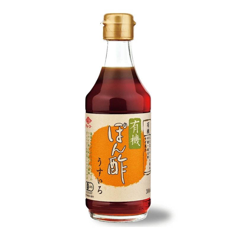 [3本]チョーコー醤油 有機ぽん酢うすいろ　300ml　賞味期限2026.03.25