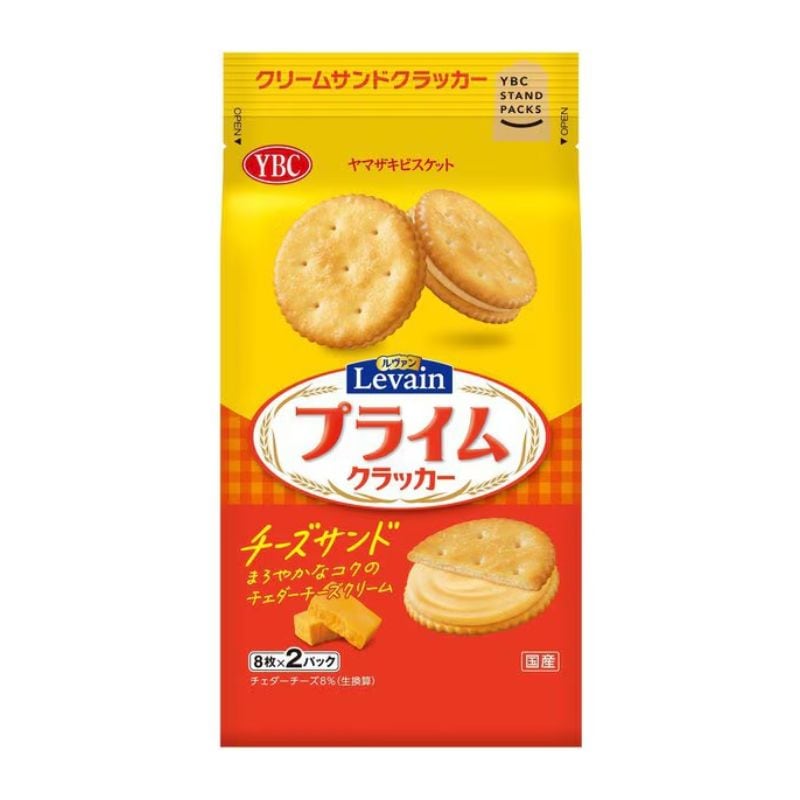 [5個]ヤマザキビスケット ルヴァン プライムクラッカー チーズサンド　16枚　賞味期限2026.06.30