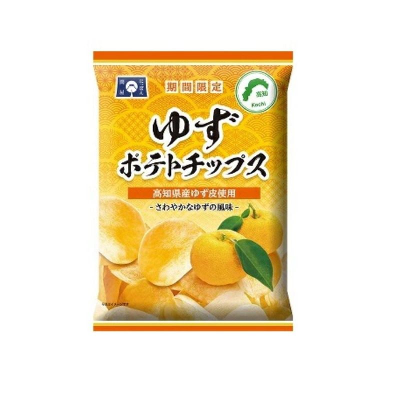 [3個]旭フレッシュ 高知県産 ゆず ポテトチップス 50g 賞味期限2026.05.31