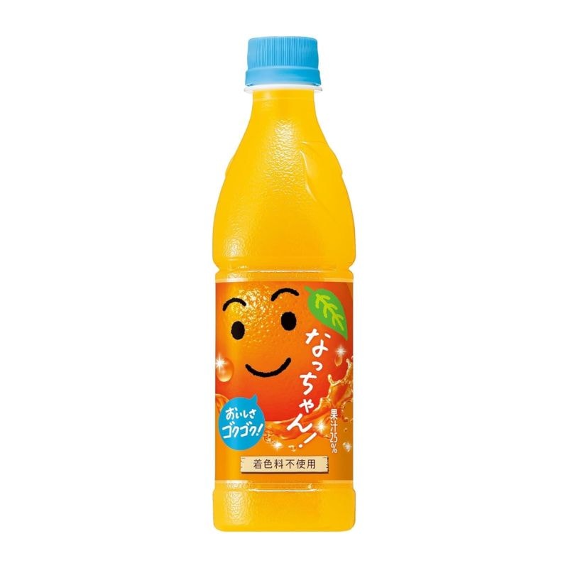 [送料無料][24本]サントリー なっちゃん オレンジ 425ml 賞味期限2026.09.30
