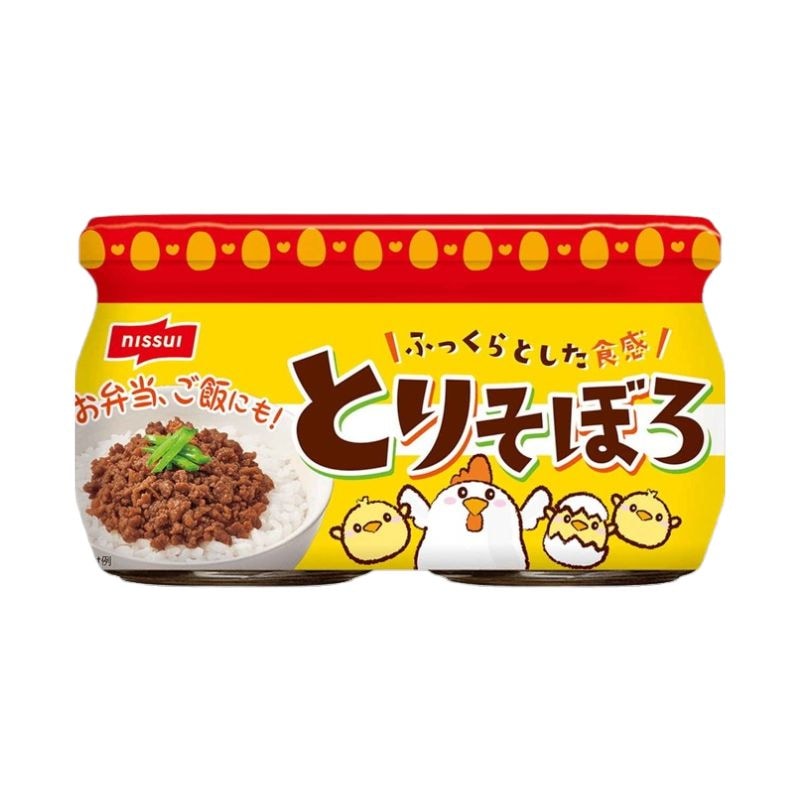 [1個]ニッスイ とりそぼろ 2個パック 52g×2 賞味期限2027.05.31