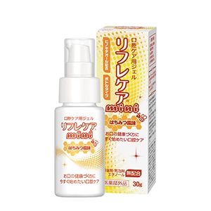 リフレケア はちみつ風味 mini30g 口腔ケア用ジェル 薬用歯磨き 医薬部外品 雪印ビーンスタークル