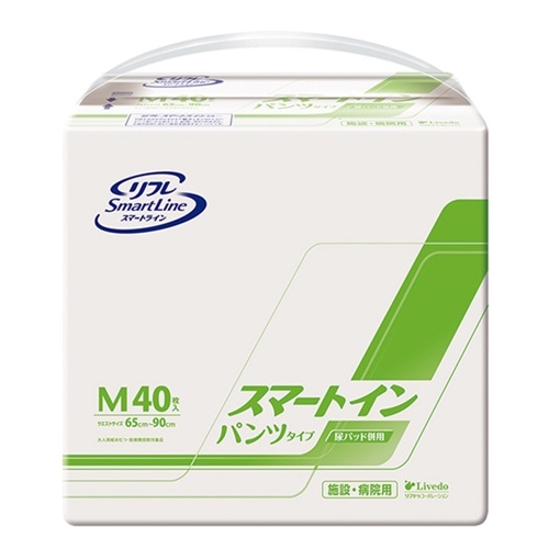 リフレスマートライン スマートイン パンツタイプ Mサイズ 40枚入 2回吸収