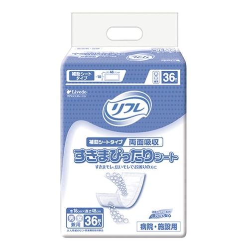 リフレ すきまぴったりシート 36枚入 2回吸収