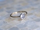 Slice Diamond_0.16ct/pt900/K18YG Ring 【ninho/ニンホ】