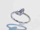 Unheated Sapphire Platinum Ring【Capella/カペラ】