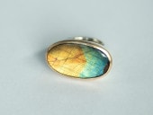 Spectrolite_17.35ct-SV925-K10YG Ring ～KIMAGURE-キマグレ～