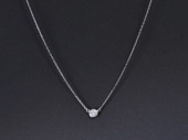 Diamond_0.12ct/K18WG Necklace 【Grana/グラーナ】