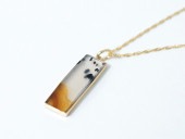 Montana Agate/K18YG Necklace 【Murion/ムリオン】