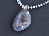 Druzy Agate/pt900 Pendant top 【Soro/ソロ】