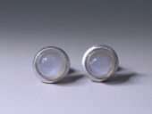 Moon Stone/SV925/K10WG Pierce【Basico/バージコ *ver.uno】