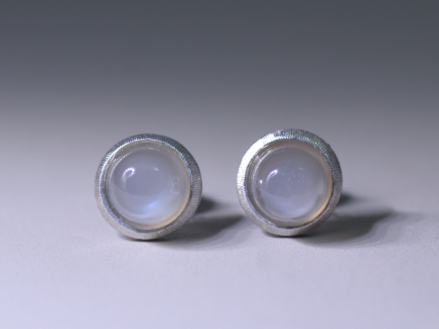 Moon Stone/SV925/K10WG Pierce【Basico/バージコ *ver.uno】