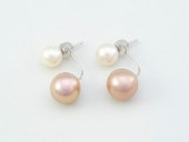 Akoya Pearl/Fresh water pearl/K14WG  【2WayPierce/ツーウェイピアス】