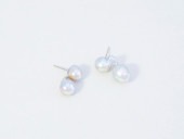 Akoya pearl / K14WG pierce 【Studs pierce】