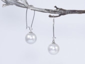 south sea pearl / K18WG pierce 【hook pierce】