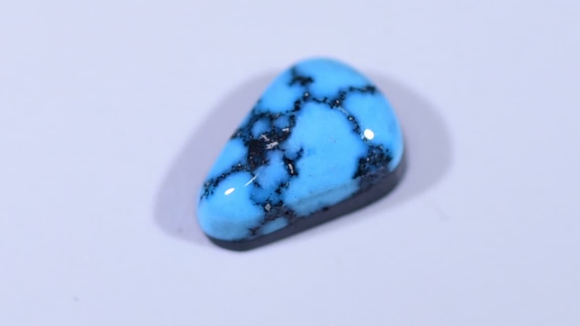 ターコイズ（キングマン産、バッキング有） 1.83ct | 天然石