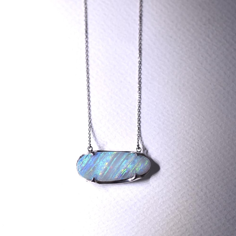 モデルオーダー事例<br>【Cupola/クーポラ】<br>ボルダーオパールネックレス