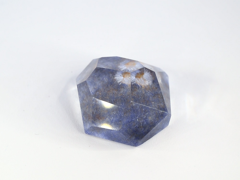 デュモルチェライトインクォーツ 35.60ct