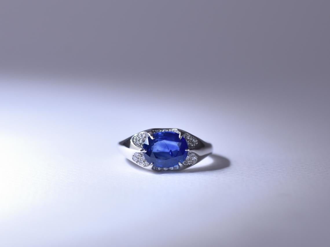 Sapphire/Pt950 Ring【KIMAGURE/キマグレ】
