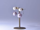 Nucleated freshwater pearl natural 10mm/2way Earrings【The Pearl/ザ・パール】